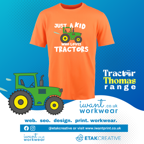 Tractor Thomas - Just a Kid - Classic Tractor - I Want Workwear