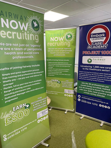Same day Pull up Banners - I Want Workwear