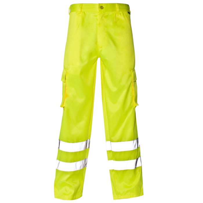 Supertouch Hi Vis Yellow Combat Trousers - I Want Workwear