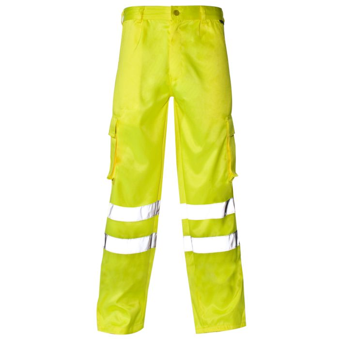 Supertouch Hi Vis Yellow Combat Trousers - I Want Workwear