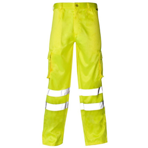 Supertouch Hi Vis Yellow Combat Trousers - I Want Workwear