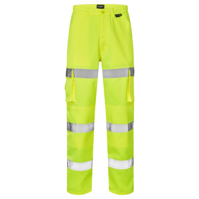Supertouch Hi Vis 3 Band Combat Trousers - I Want Workwear