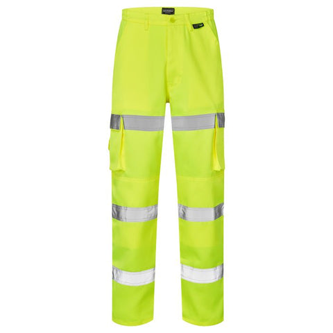 Supertouch Hi Vis 3 Band Combat Trousers - I Want Workwear