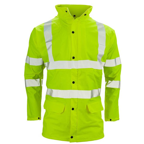 Stormflex® Hi Vis Yellow PU Jacket - I Want Workwear
