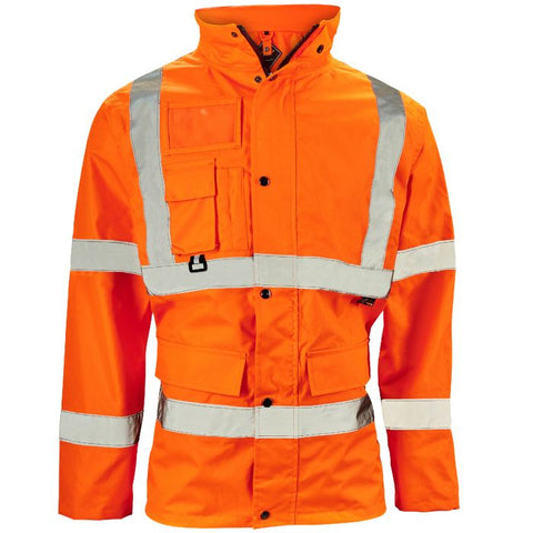 Supertouch Hi Vis Orange Breathable Jacket - I Want Workwear