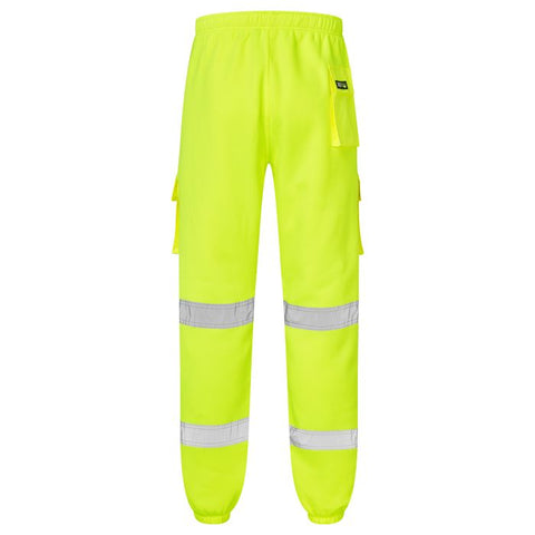 Supertouch Hi Vis Yellow Jogging Bottoms - I Want Workwear