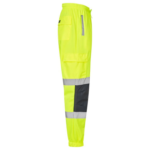 Supertouch Hi Vis Yellow 2 Tone Jogging Bottoms - I Want Workwear