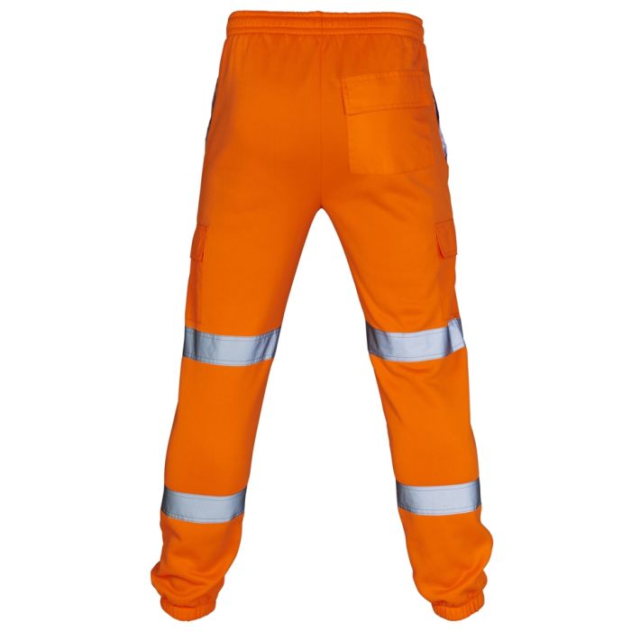 Supertouch Hi Vis Orange 2 Tone Jogging Bottoms - I Want Workwear