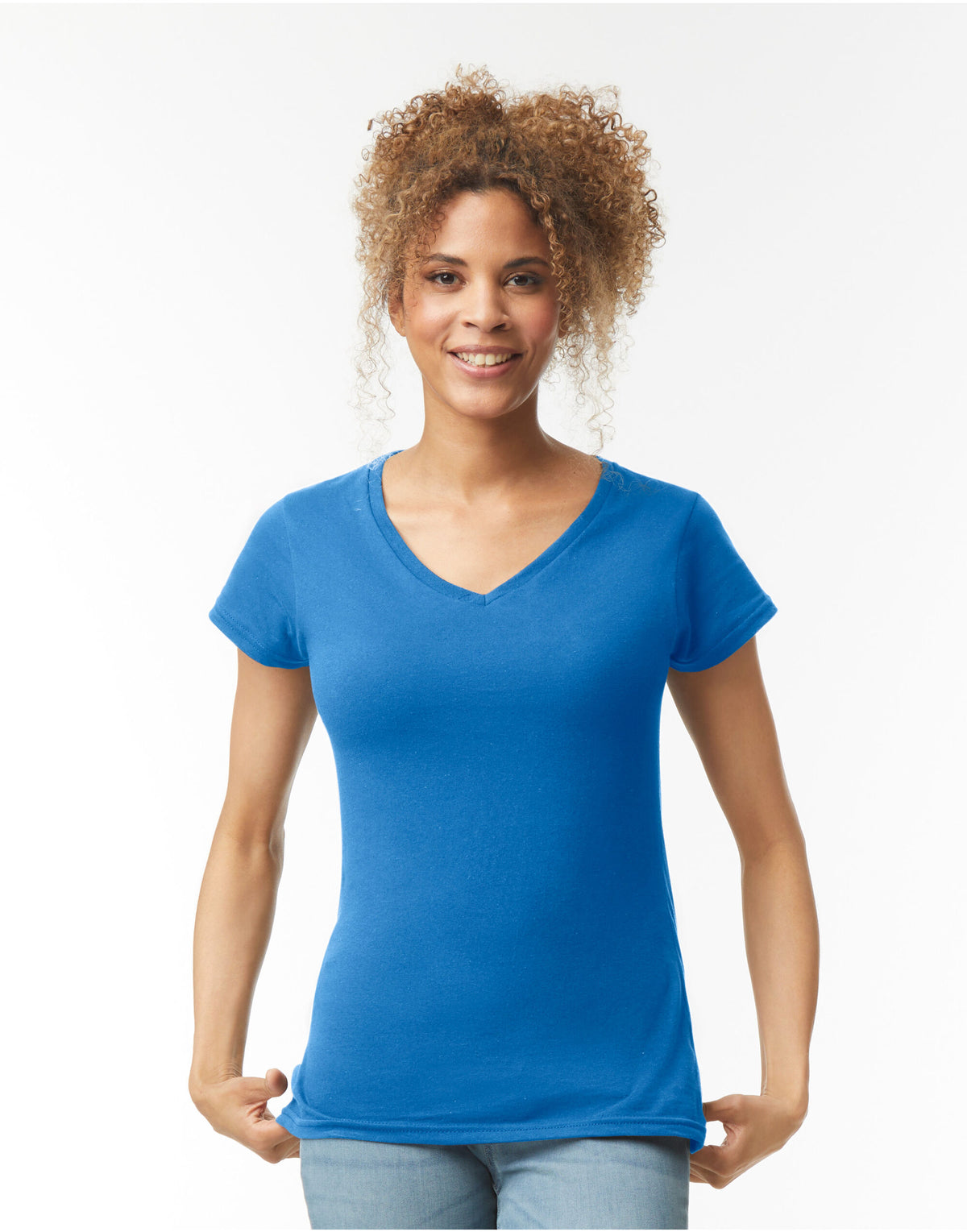 Gildan Softstyle Ladies V-Neck T-Shirt