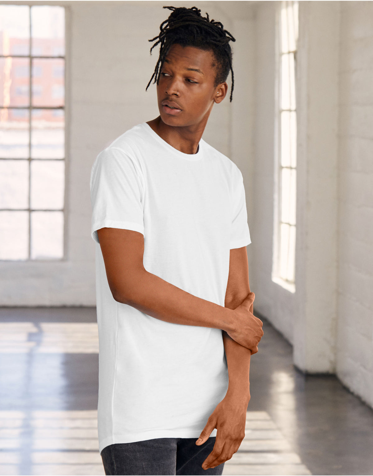 Canvas Mens Long Body Urban Tee