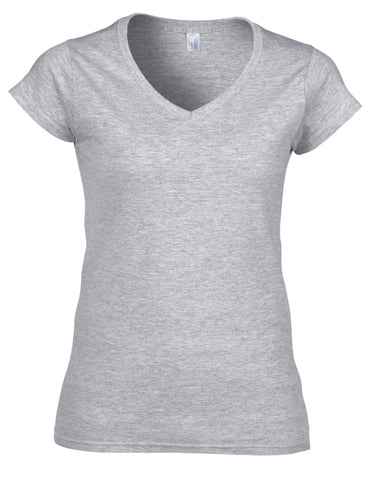 Gildan Softstyle Ladies V-Neck T-Shirt