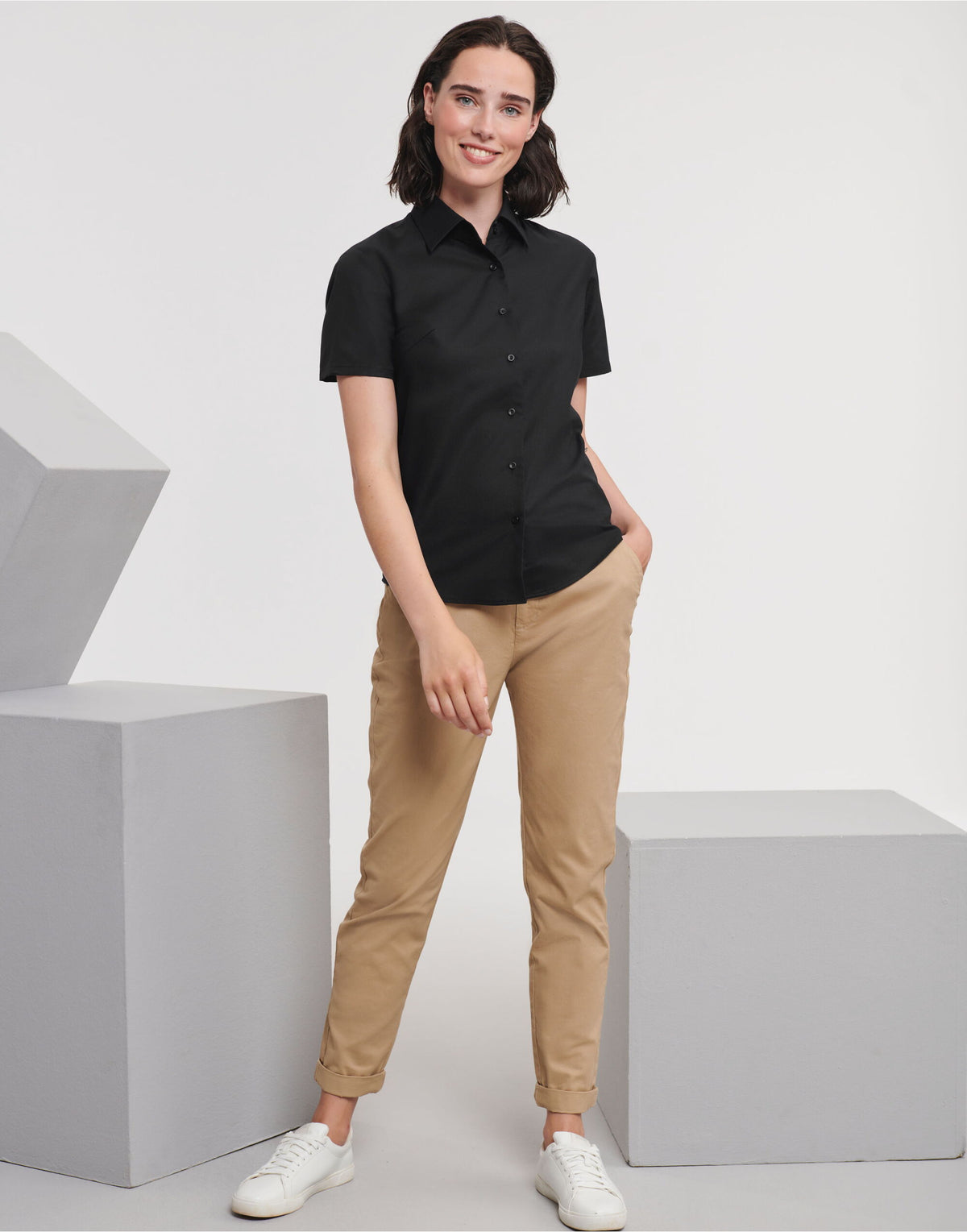Russell Collection Lady SS Tailor Oxford