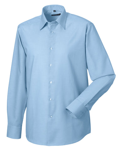 Russell Collection Men LS Tailor Oxford