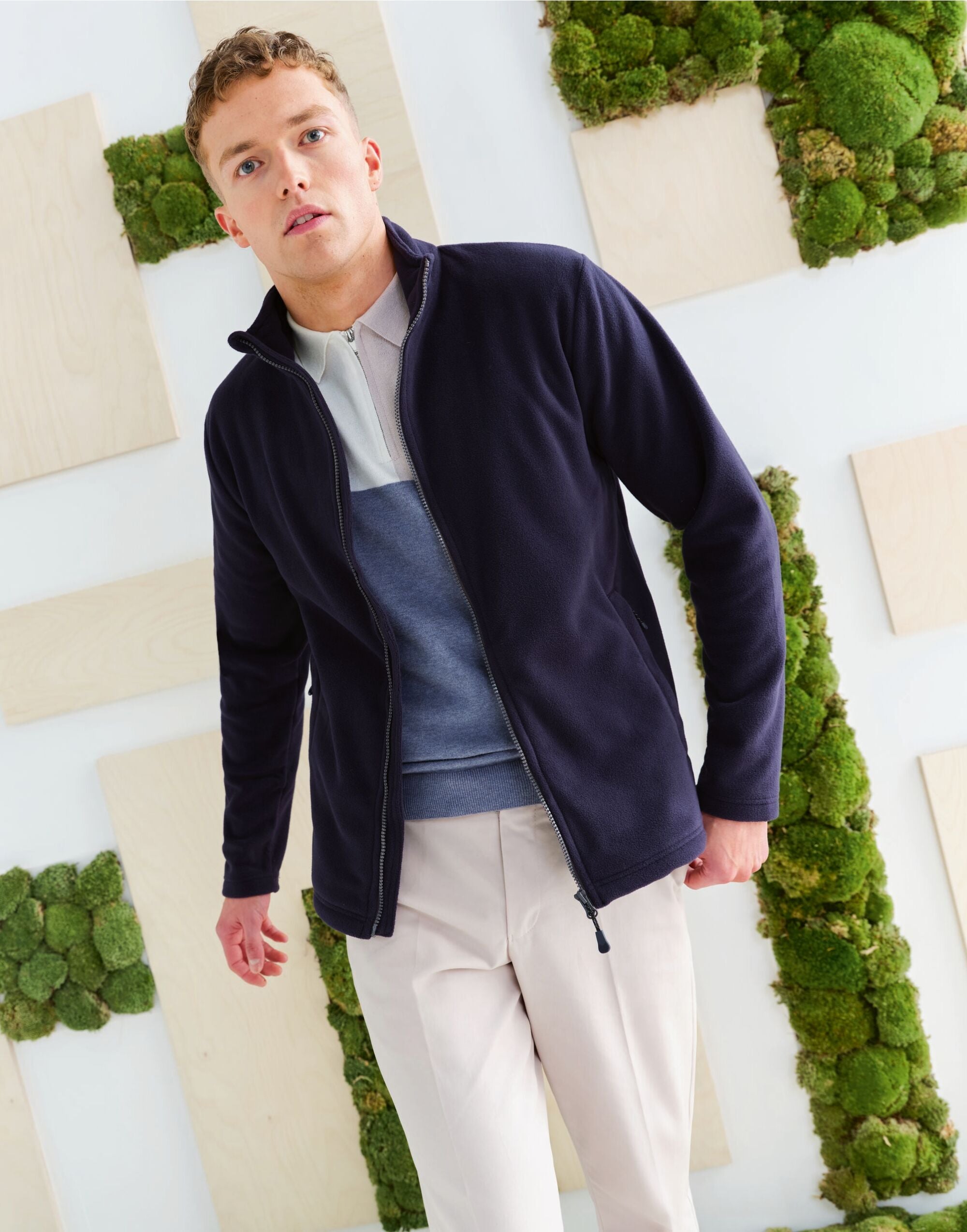 Honestly Made Recycled Full Zip Fleece