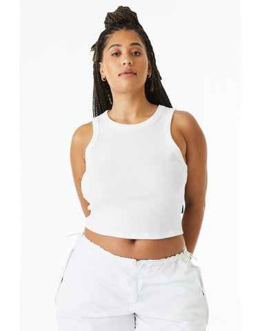 Bella Women's Micro Rib Racer Tank