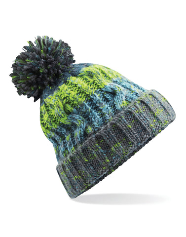 Beechfield Corkscrew Pom Pom Beanie