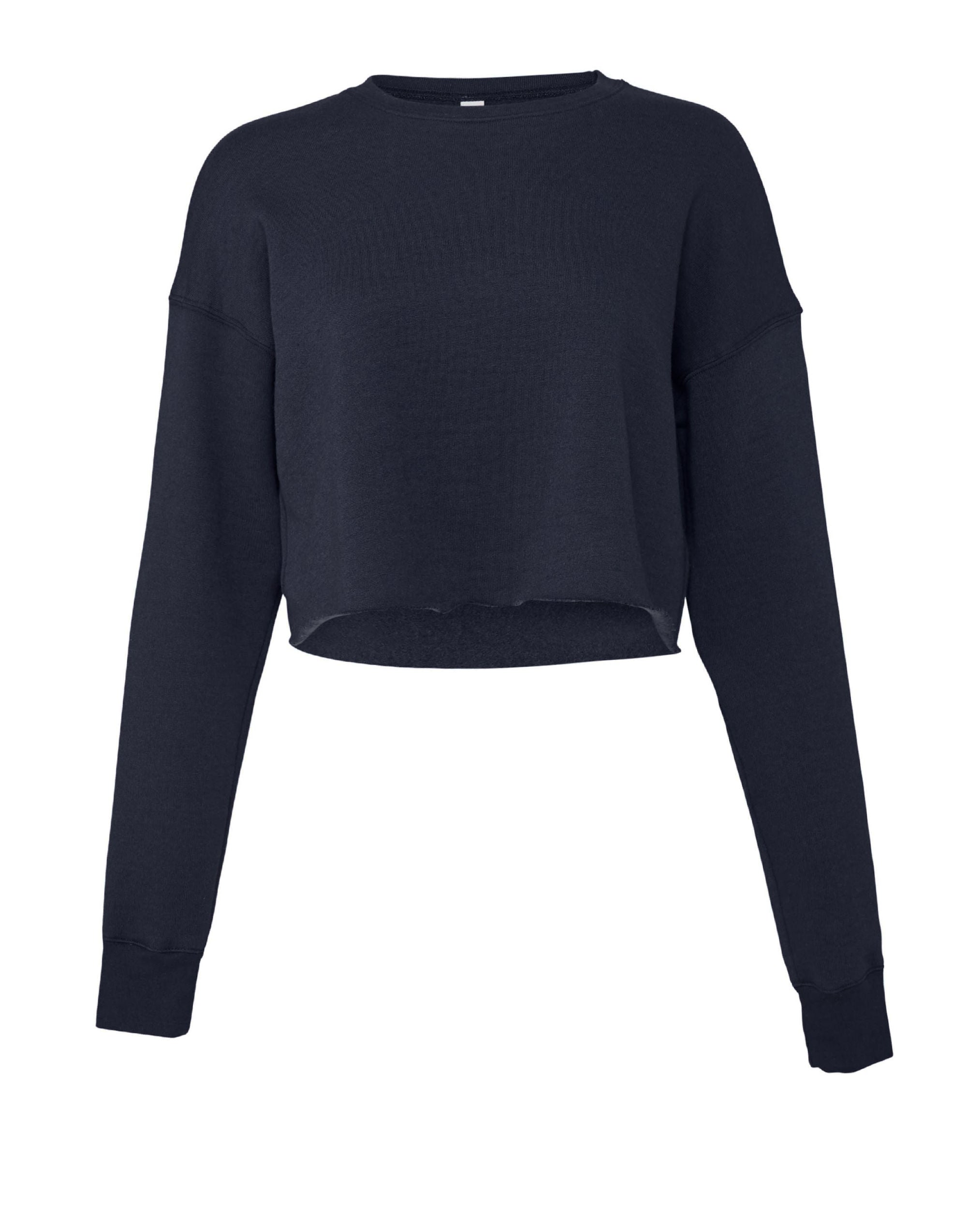 Bella Womens Cropped Fleece Sweat