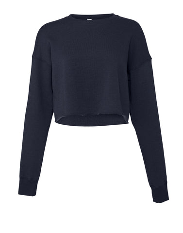 Bella Womens Cropped Fleece Sweat