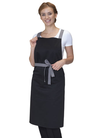 Dennys Cross Back Bib Apron