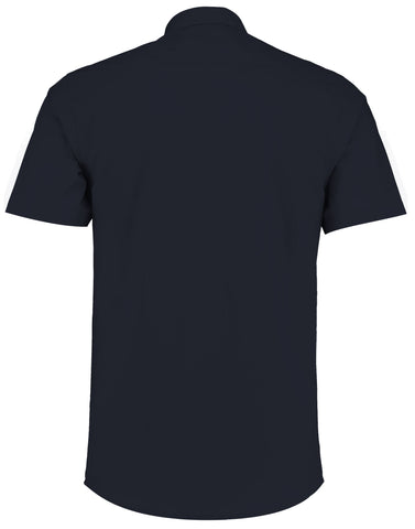Kustom Kit Mens SS Tailored Poplin Shirt