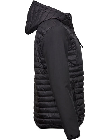 Tee Jays Mens Hooded Crossover Jkt