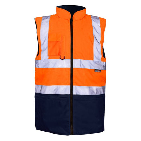Supertouch Orange / Navy 2 Tone Bodywarmer - I Want Workwear