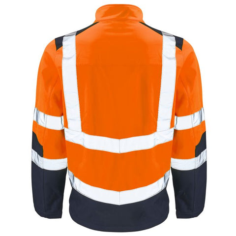 Supertouch Hi Vis 2 Tone Orange Softshell Jacket - I Want Workwear