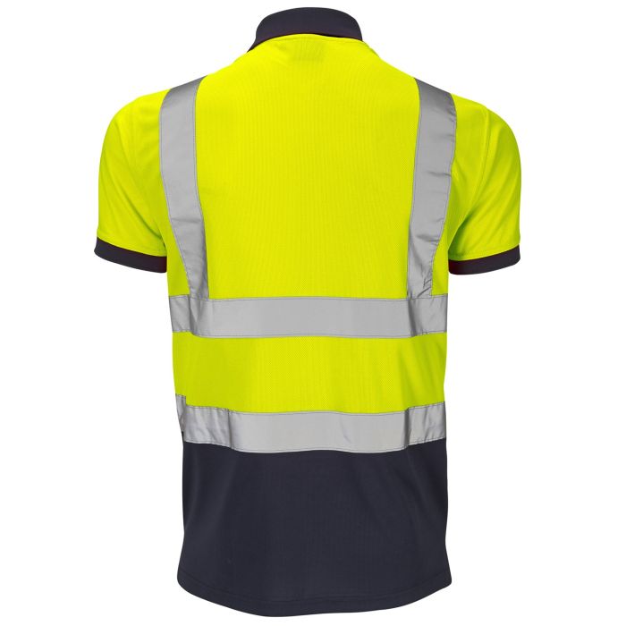 Supertouch Hi-Vis 2 Tone Yellow Polo Shirt - I Want Workwear