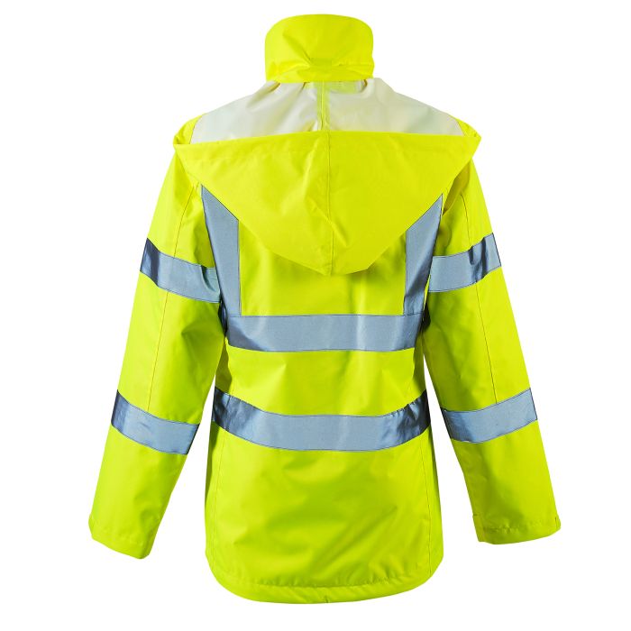 Ladies Hi Vis Yellow Sophia Lightweight Jacket - I Want Workwear