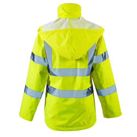 Ladies Hi Vis Yellow Sophia Lightweight Jacket - I Want Workwear