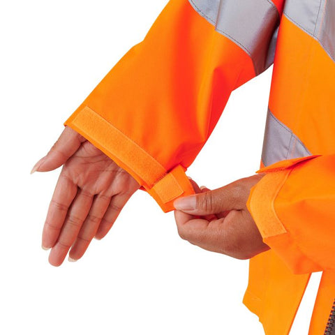 Ladies Hi Vis Orange Sophia Lightweight Jacket - I Want Workwear