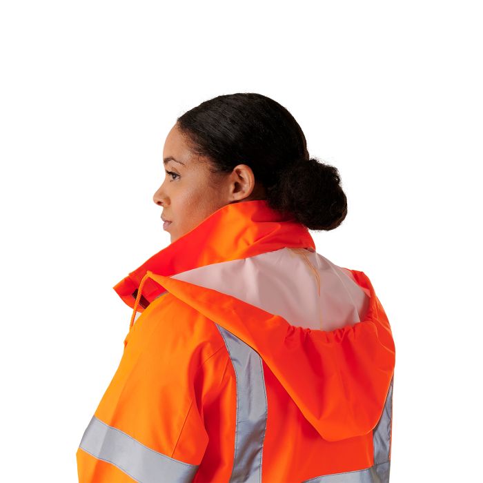 Ladies Hi Vis Orange Sophia Lightweight Jacket - I Want Workwear