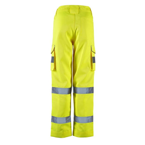 Ladies Hi Vis Yellow Hana Combat Trouser - I Want Workwear