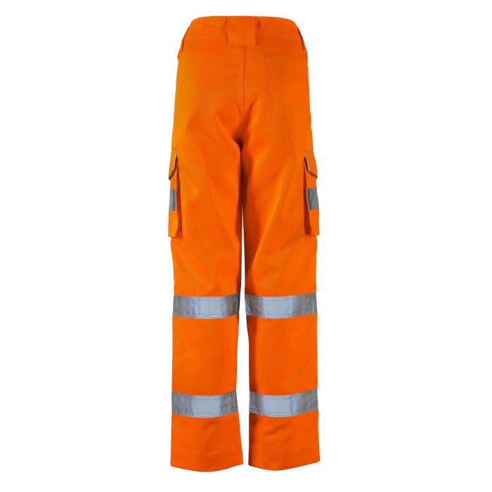 Ladies Hi VIs orange Hana Combat Trouser - I Want Workwear