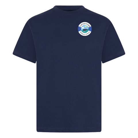 Captain Webb School Navy PE Shirt Adults - I Want Workwear